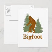 Bigfoot Postkarte (Vorne/Hinten)