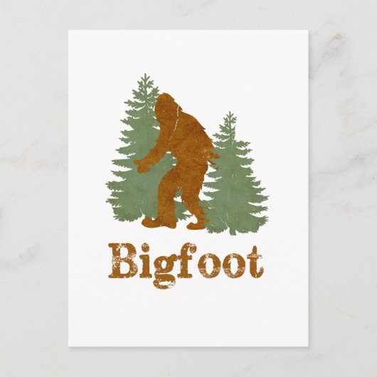 Bigfoot Postkarte (Vorderseite)