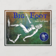 Bigfoot Postkarte