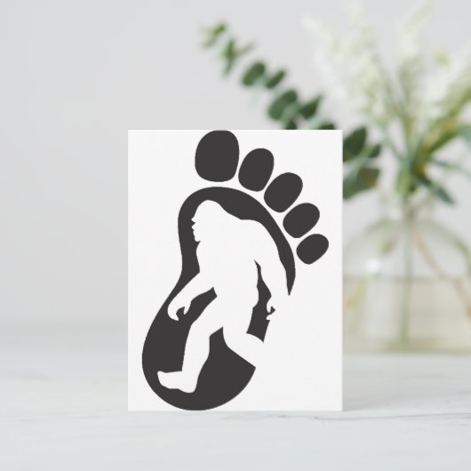 Bigfoot Postkarte (Stehend Vorderseite)
