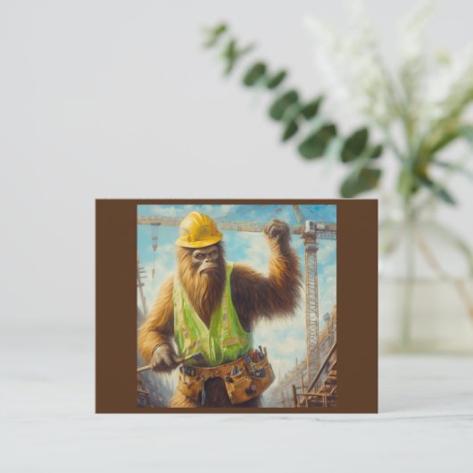 Bigfoot Postkarte (Stehend Vorderseite)