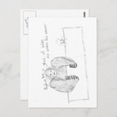 Bigfoot Postkarte (Vorne/Hinten)