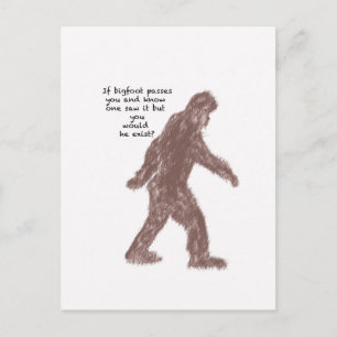 Bigfoot Postkarte