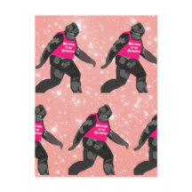 Bigfoot Postkarte