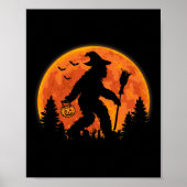 Bigfoot Pumpkin Halloween Kostüm Sasquatch Men Wo Poster (Vorne)