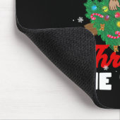Bigfoot quatschen durch den Schnee Sasquatch Chri Mousepad (Ecke)