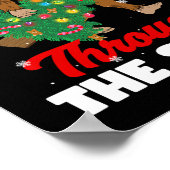 Bigfoot quatschen durch den Schnee Sasquatch Chri Poster (Ecke)