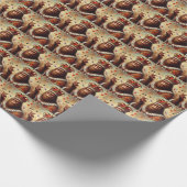 Bigfoot Queen of Hearts Geschenkpapier (Ecke)