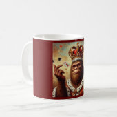 Bigfoot Queen of Hearts Kaffeetasse (Vorderseite Links)