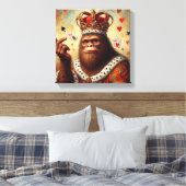 Bigfoot Queen of Hearts Leinwanddruck (Insitu (Schlafzimmer))