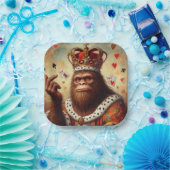Bigfoot Queen of Hearts Pappteller (Party)