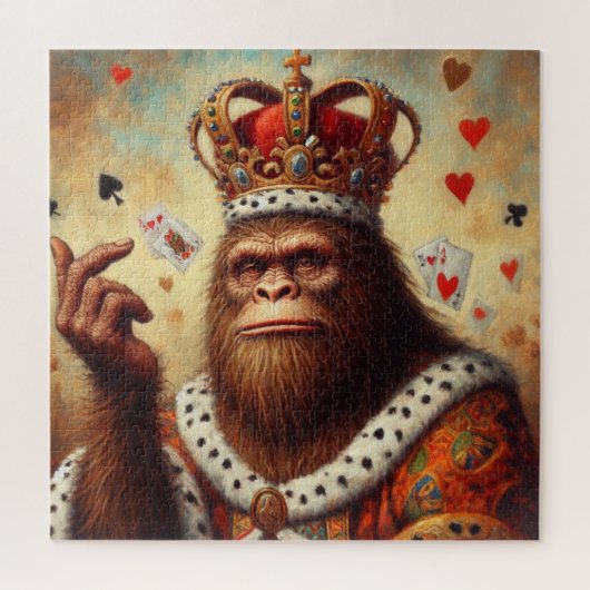 Bigfoot Queen of Hearts Puzzle (Vertikal)