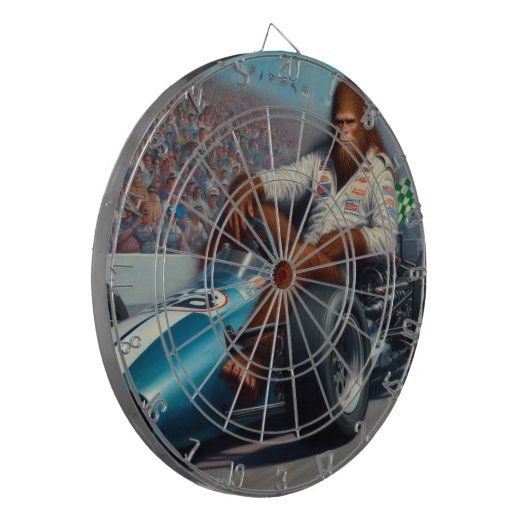 Bigfoot Racecar Dartscheibe (Vorderseite Links)