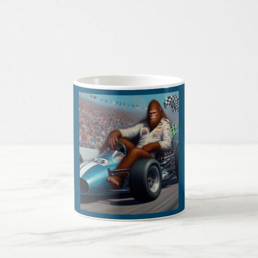 Bigfoot Racecar Kaffeetasse (Mittel)