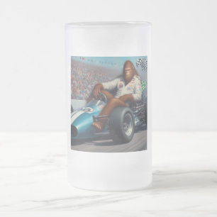 Bigfoot Racecar Mattglas Bierglas