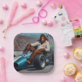 Bigfoot Racecar Pappteller (Party)