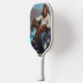 Bigfoot Racecar Pickleball Schläger (Links)