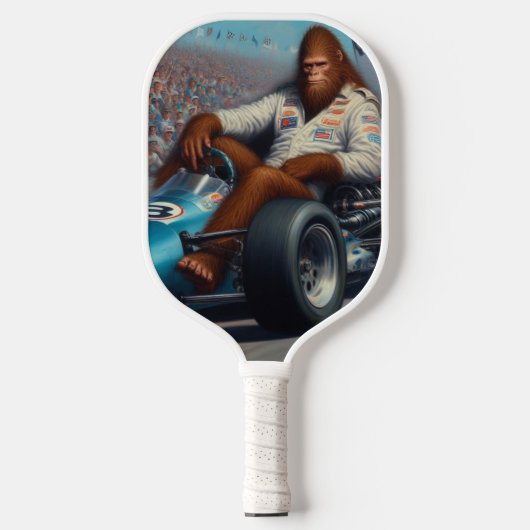 Bigfoot Racecar Pickleball Schläger (Vorderseite)
