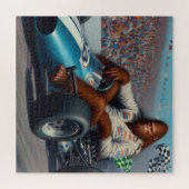 Bigfoot Racecar Puzzle (Horizontal)