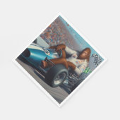 Bigfoot Racecar Serviette (Ecke)