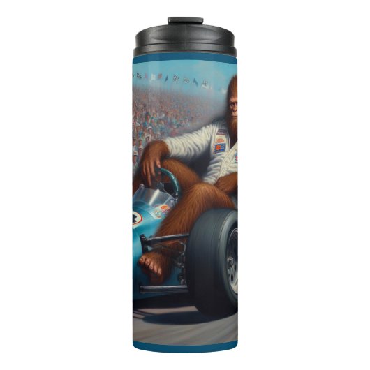 Bigfoot Racecar Thermosbecher (Vorderseite)