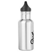 Bigfoot Radfahren Delaware-Flagge Edelstahlflasche (Links)