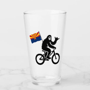Bigfoot-Radfahrrad Arizona-Flagge Glas