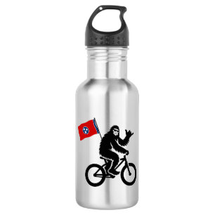Bigfoot-Radfahrrad Tennessee-Flagge Edelstahlflasche