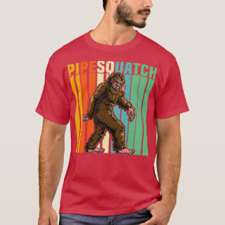 Bigfoot Rauchen Briar Pipe Sasquatch Tabak Pipe  T-Shirt