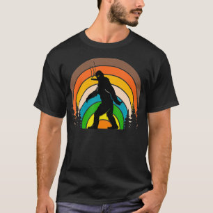 Bigfoot raucht eine Zigarre Cool Sasquatch Vintage T-Shirt