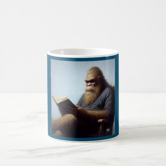 Bigfoot Reading Kaffeetasse (Mittel)