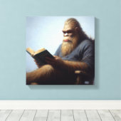 Bigfoot Reading Leinwanddruck (Insitu (Holzboden))