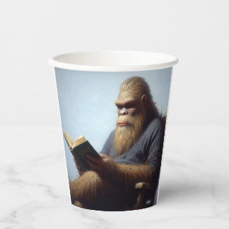 Bigfoot Reading Pappbecher