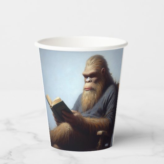 Bigfoot Reading Pappbecher (Vorderseite)