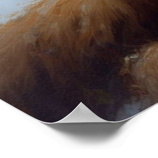 Bigfoot Reading Poster (Ecke)