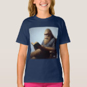 Bigfoot Reading T-Shirt (Vorderseite)