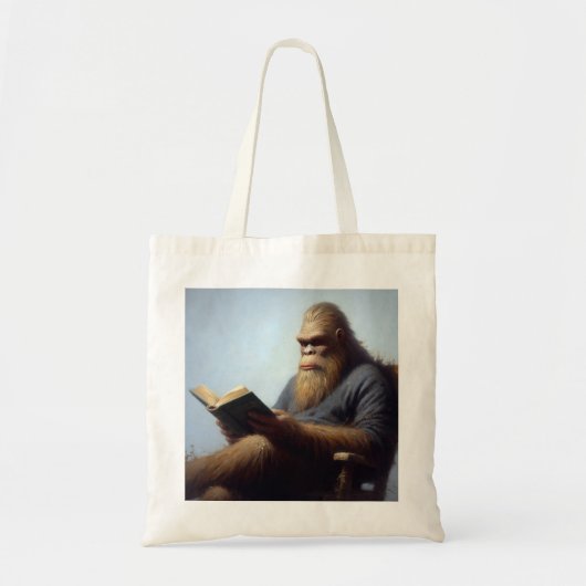 Bigfoot Reading Tragetasche (Vorne)