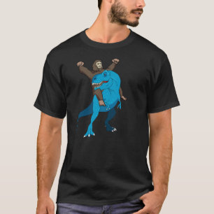 Bigfoot-Reitdinosaurier Sasquatch T rex T-Shirt