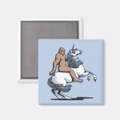 Bigfoot Reiten Magnet (Vorderseite/Rückseite)