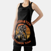 Bigfoot Research Team Retro Vintag Sasquatch Schürze (InSitu)