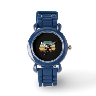 Bigfoot Retro Sunset-Geschenk Armbanduhr