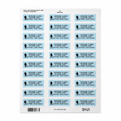 BIGFOOT RETURN ADDRESS LABELS (Vorne)