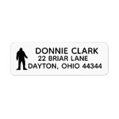 BIGFOOT RETURN ADDRESS LABELS (Vorne)