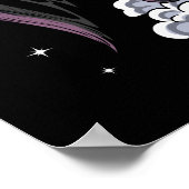 Bigfoot Riding Mothman Poster (Ecke)