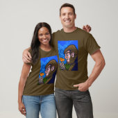 Bigfoot riecht nach einer Blume T-Shirt (Unisex)