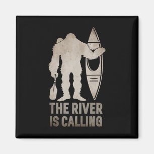 Bigfoot River Kayak Sasquatch Camping Canoe Gesche Magnet