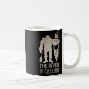 Bigfoot River Kayak Sasquatch Camping Kanu Geschen Kaffeetasse