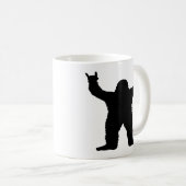 Bigfoot Rock On Kaffeetasse (VorderseiteRechts)