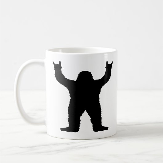 Bigfoot Rock On Kaffeetasse (Links)