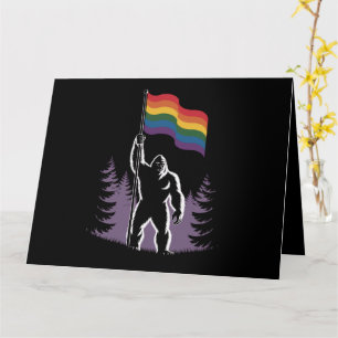 Bigfoot Rock On LGBTQ Progressives neue Pride-Flag Karte